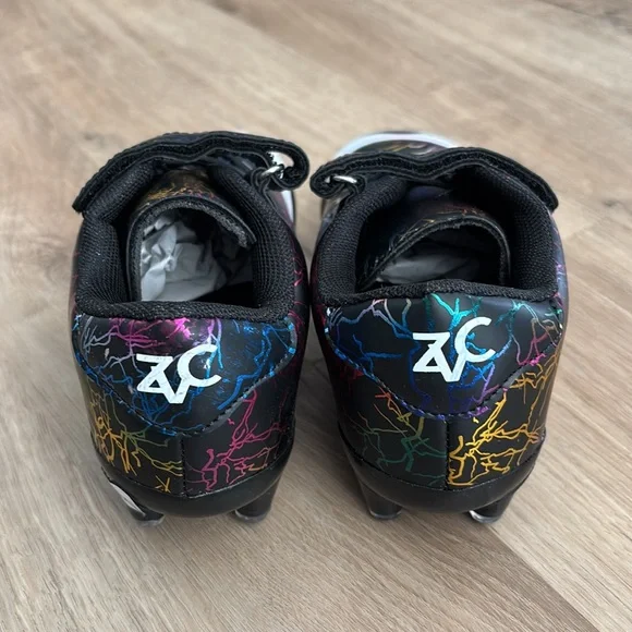 Amazon Kids Shoes - Black with Multicolor Lightning - Picture 3 of 4